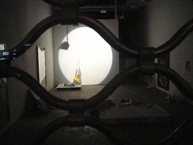 Christian Holstad's "The World's Gone Beautiful" at the Daniel Reich Gallery (after hours)