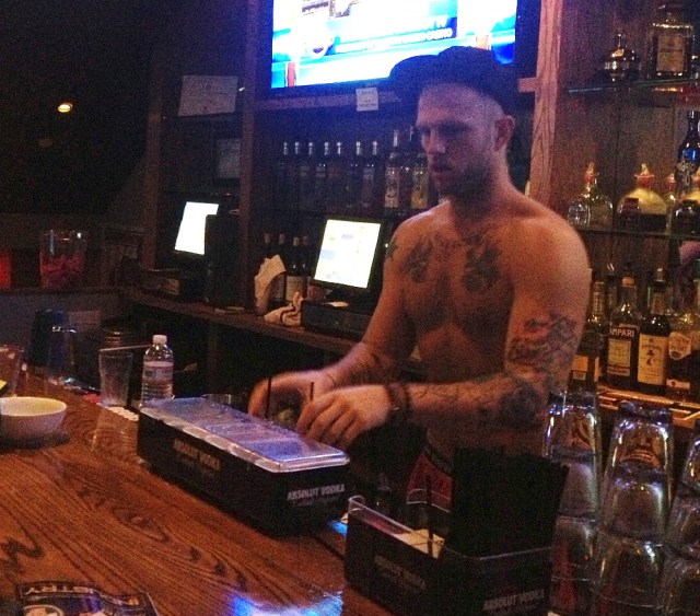 3-2 boxers bartender