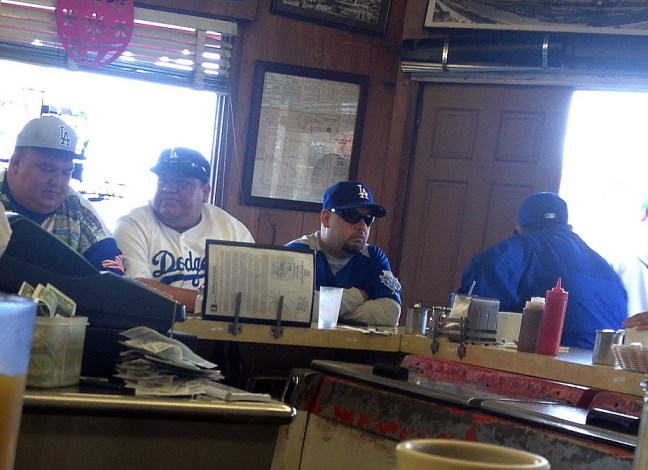 3-31 dodgers fans at nick's