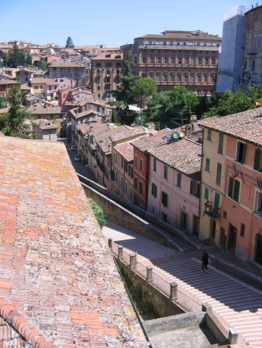He walked us through the scenic route, pointing out the ancient Roman viaduct that still runs through the university district.