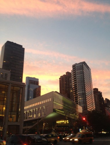 Lincoln Center sunset