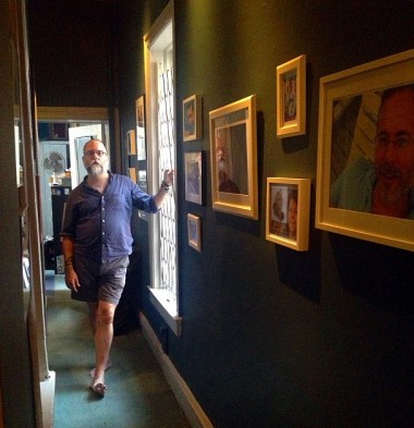 my new at-home art gallery, hung with the help of Mr. David Zinn