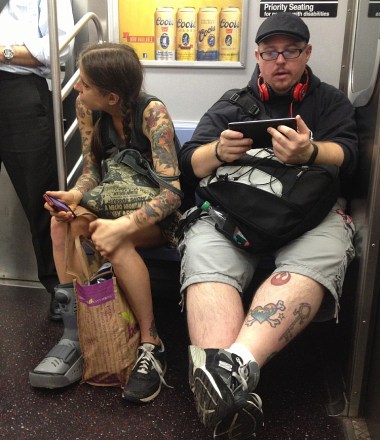 subway stealth shot (NB: these two were not "together")