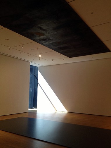 Richard Serra's "Delineator" invited viewers to step on it