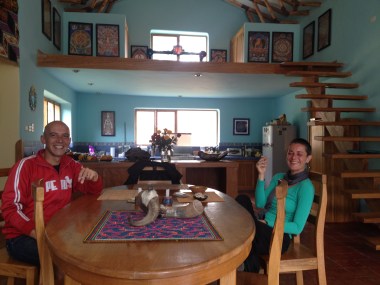 On my way to Machu Picchu, I visited my friend Javier, a former New Yorker who now lives in Pisac, in the Sacred Valley between MP and Cuzco -- his friend Katya was currently sharing the house.