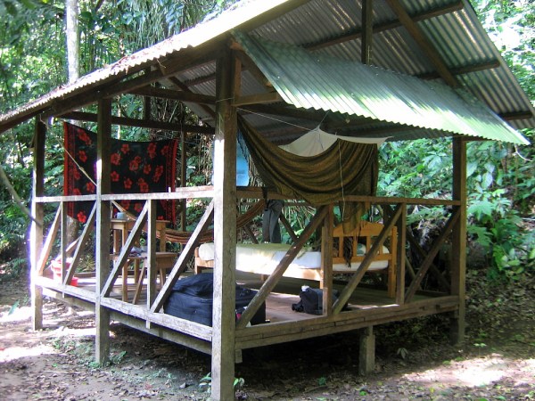 my own little hut in the jungle