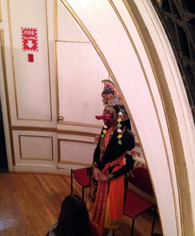 dancer waiting to go on