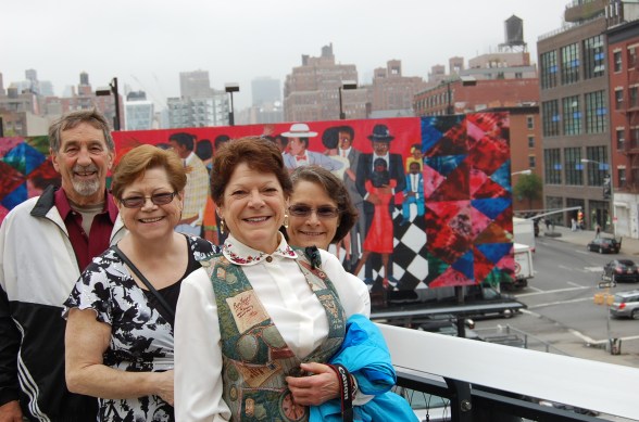 5-9 sisters with billboard