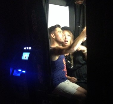 photo booth at Boxers