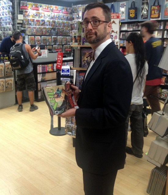 Andy's Wednesday pilgrimage to Midtown Comics