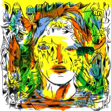 illustration by Gary Panter for the NY Times