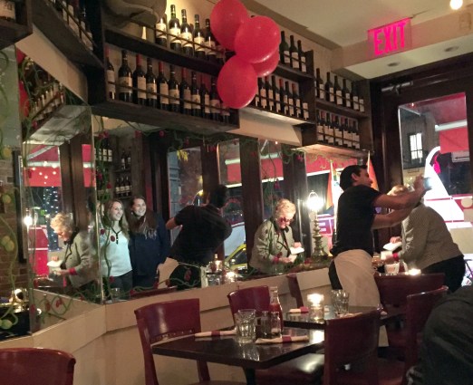 photo op at La Carafe on Ninth Avenue