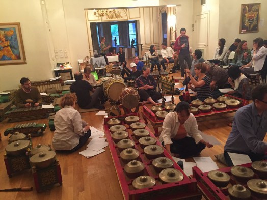 Gamelan Kusuma Laras in rehearsal
