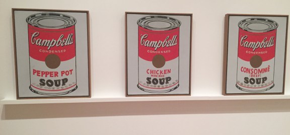 5-22 warhol soup cans