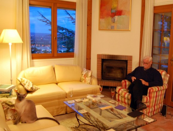 9-14 at home with george and grappa