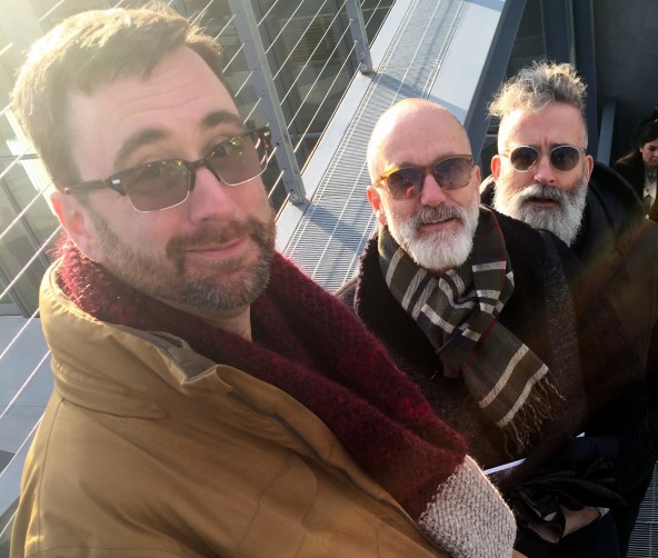 1-2 guys on the stairs