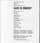 alice in concert