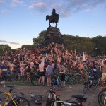 9-9 bike ride finish&nbsp;line